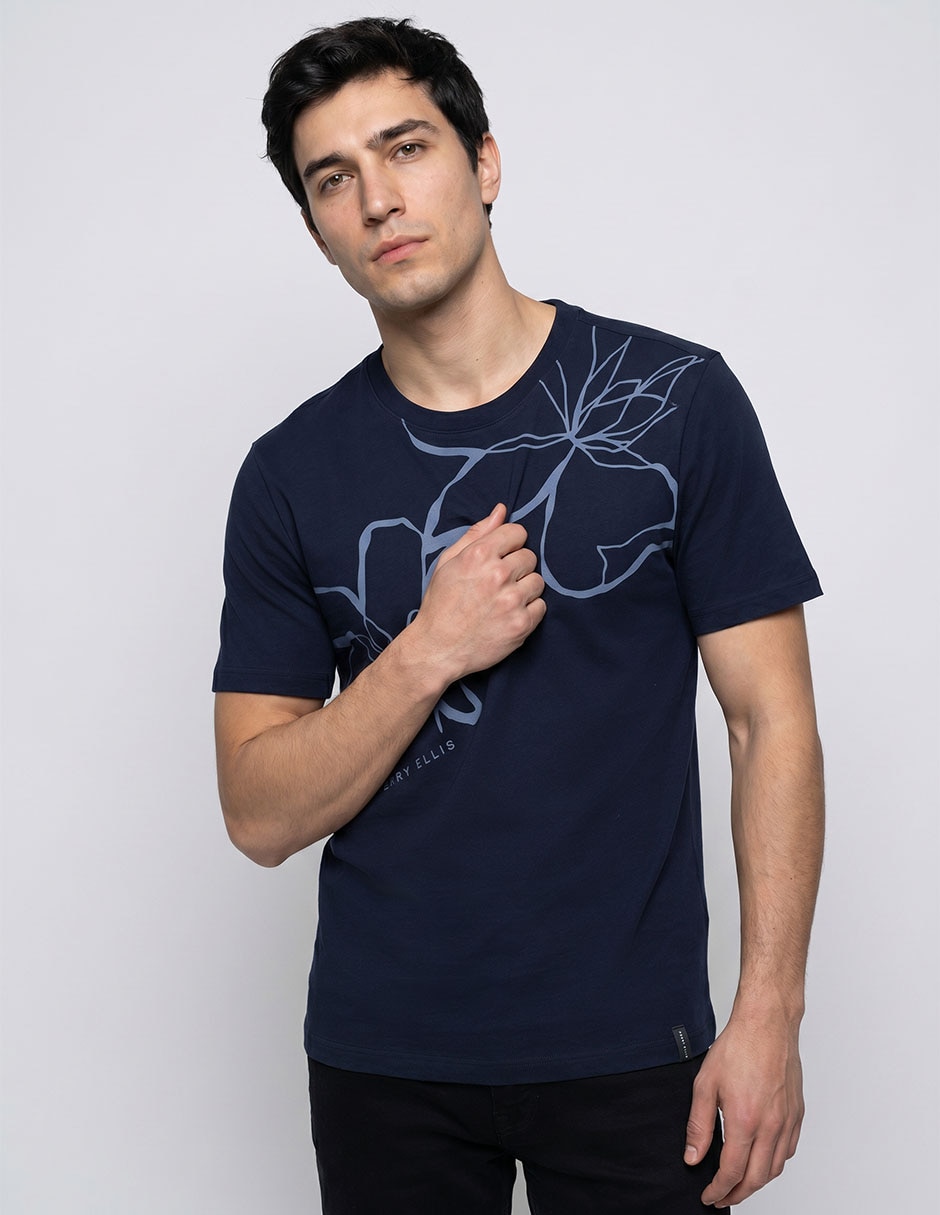 Playera cuello redondo para hombre