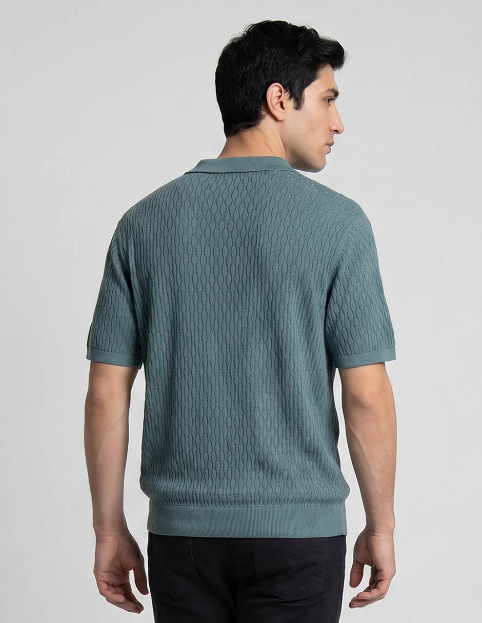Playera tipo polo perry ellis para hombre