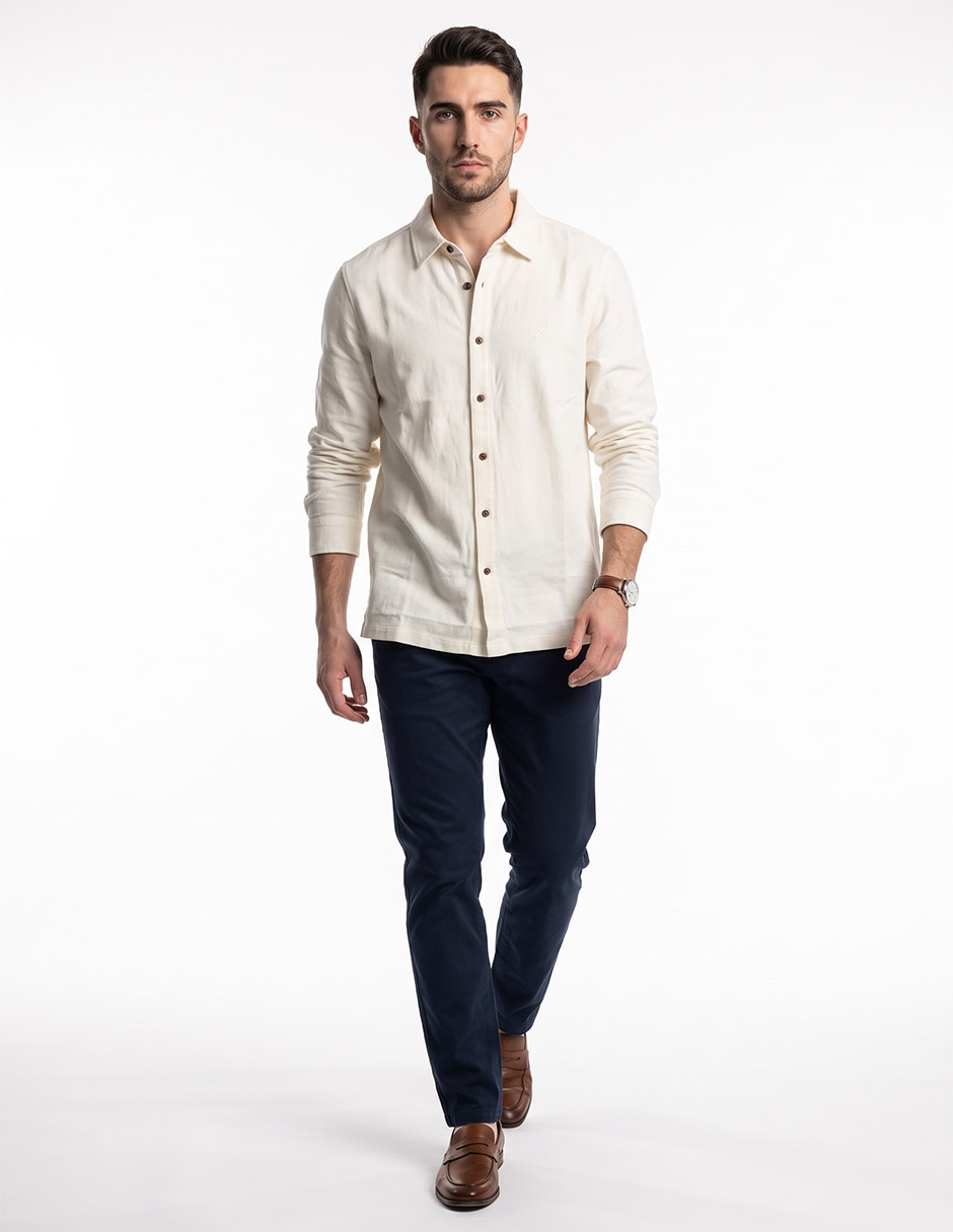 Camisa manga larga para hombre 3