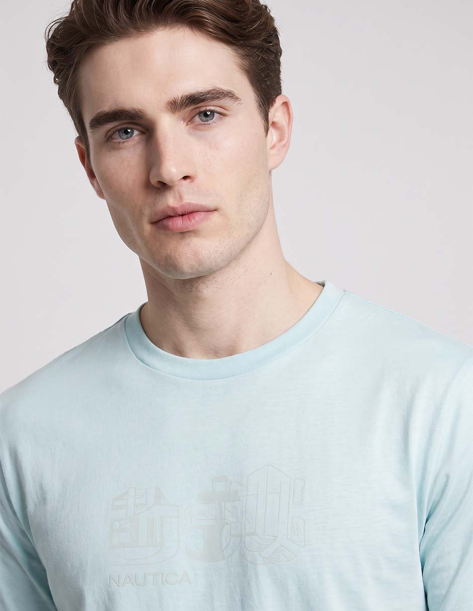 Playera cuello redondo para hombre 4