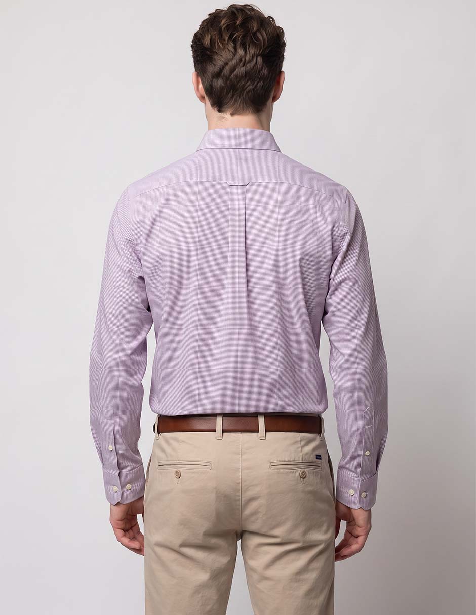Camisa casual de algodón manga larga para hombre 2