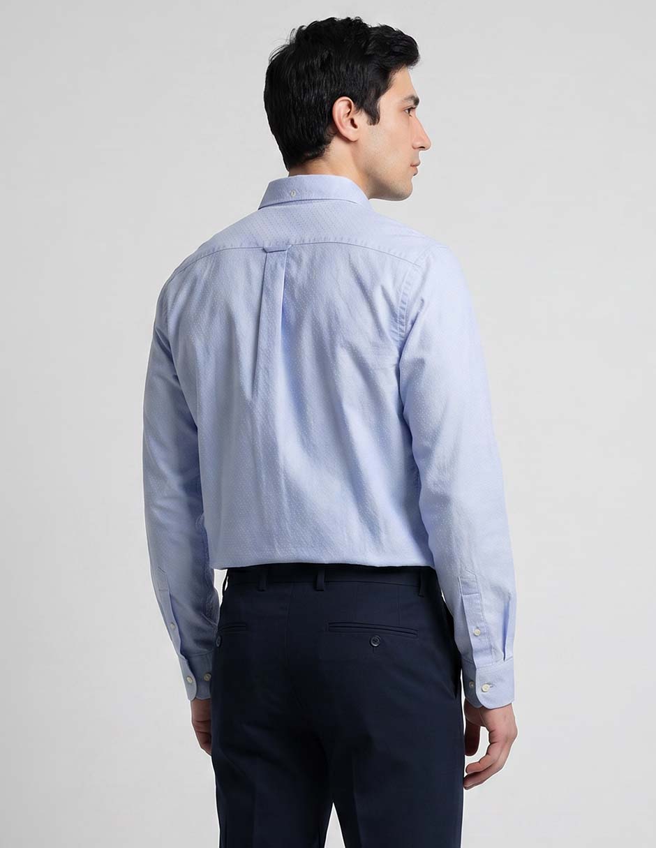 Camisa casual manga larga para hombre 3