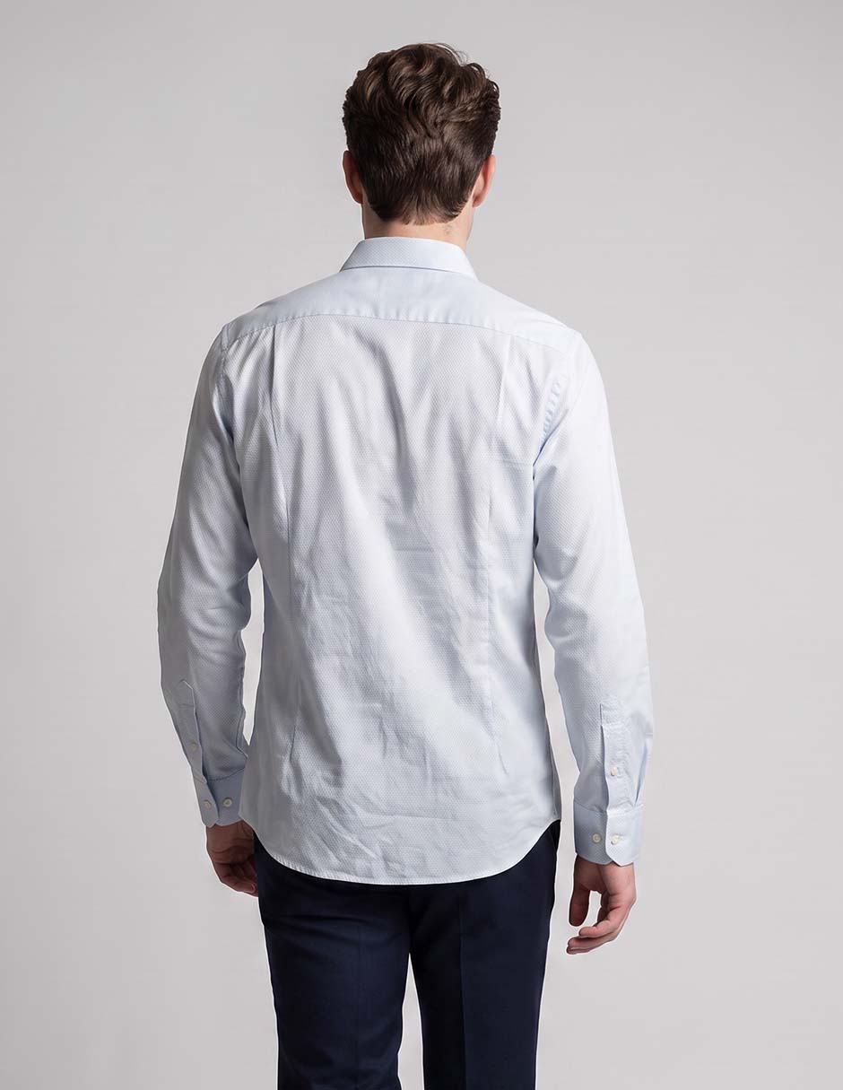 Camisa casual de algodón manga larga para hombre 2