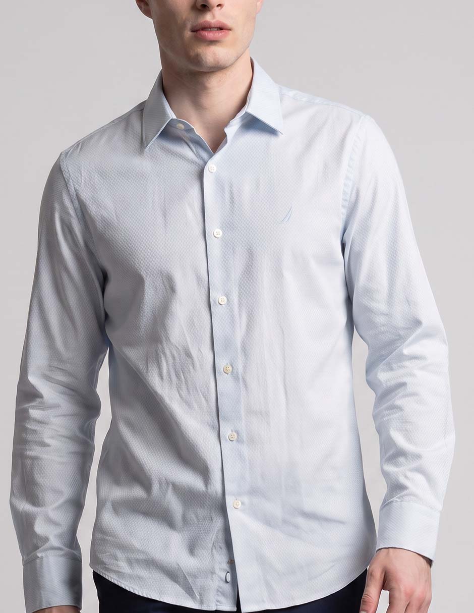 Camisa casual de algodón manga larga para hombre 4
