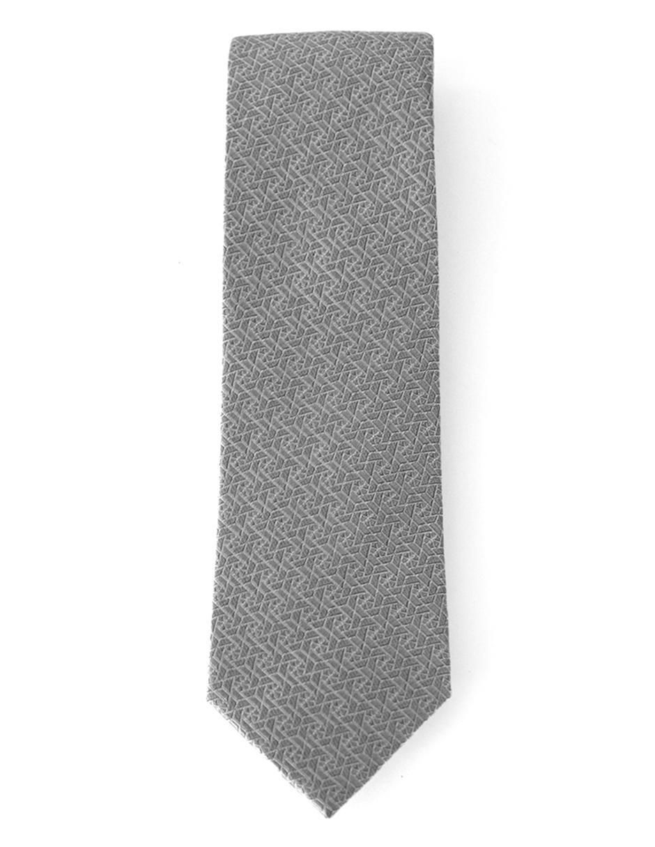 Corbata regular de seda estampado para hombre 5