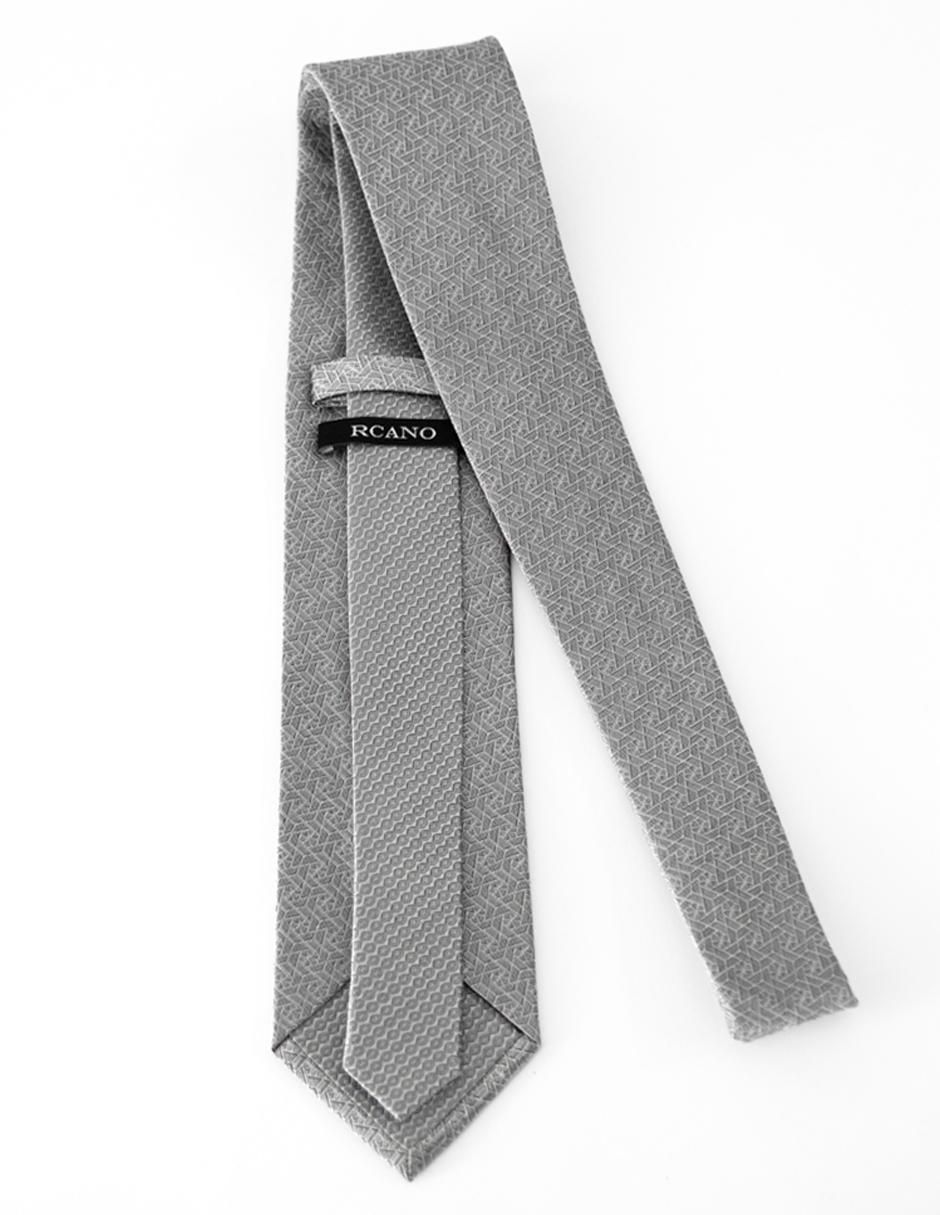 Corbata regular de seda estampado para hombre 4