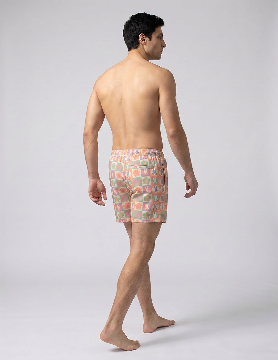 Traje de baño Psycho Bunny con bolsillos para hombre