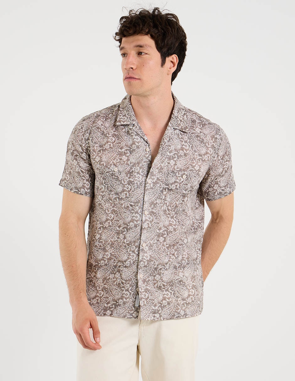 Camisa de vestir manga larga para hombre