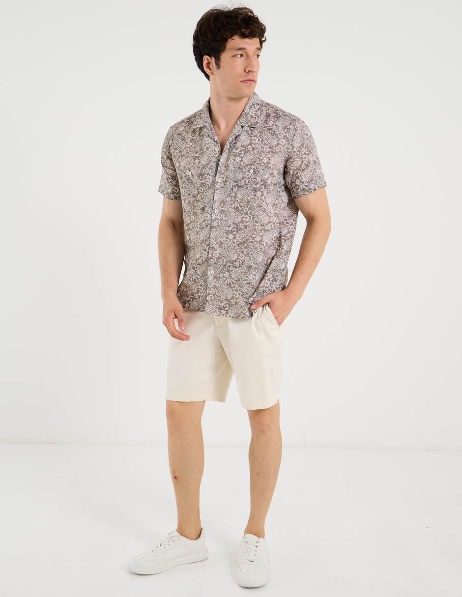 Camisa de vestir manga larga para hombre