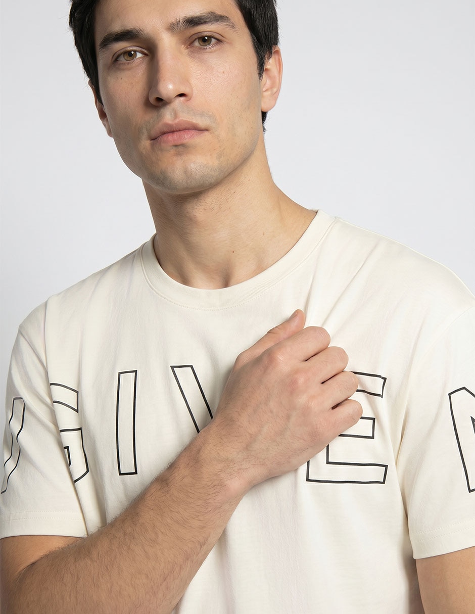 Playera givenchy cuello redondo para hombre