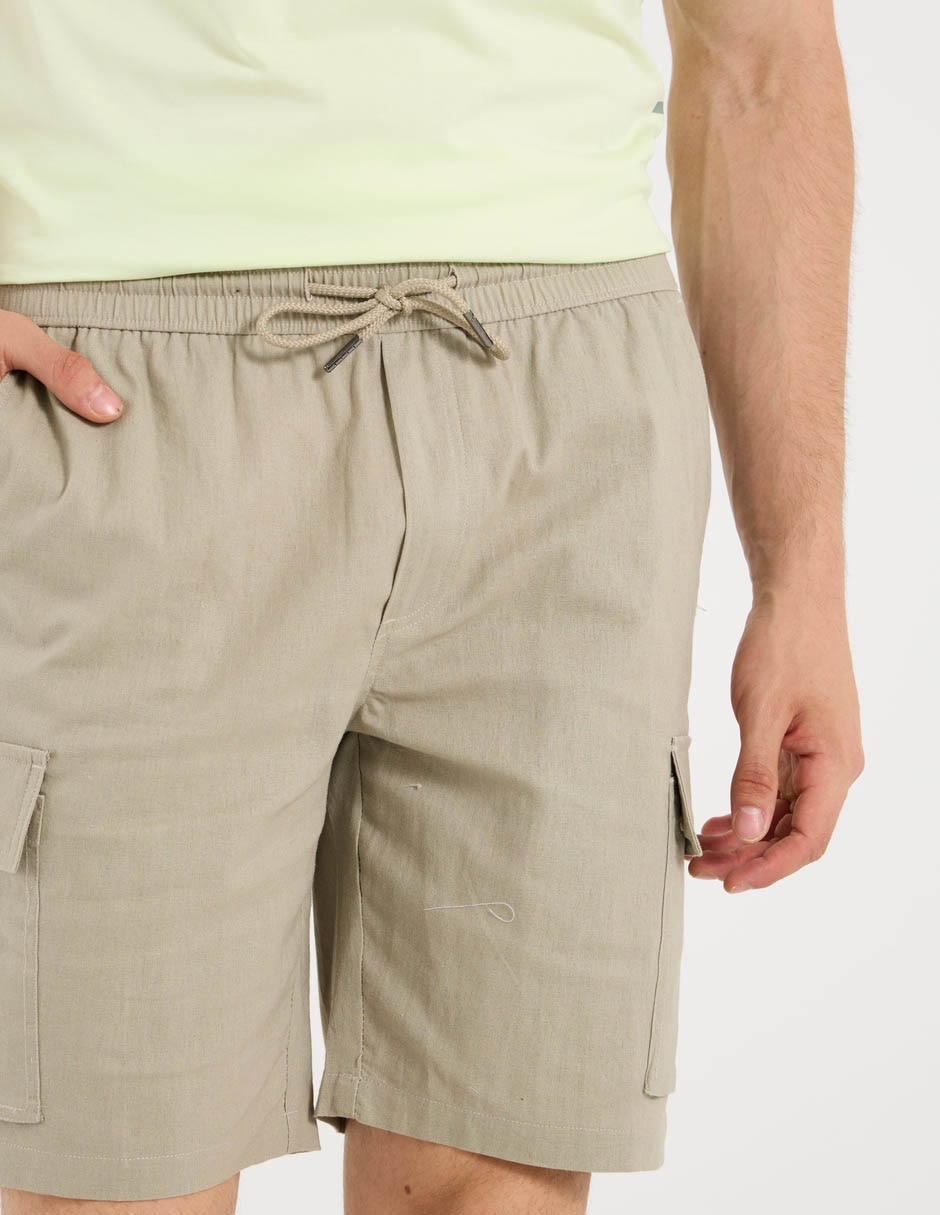 Bermuda cargo para hombre
