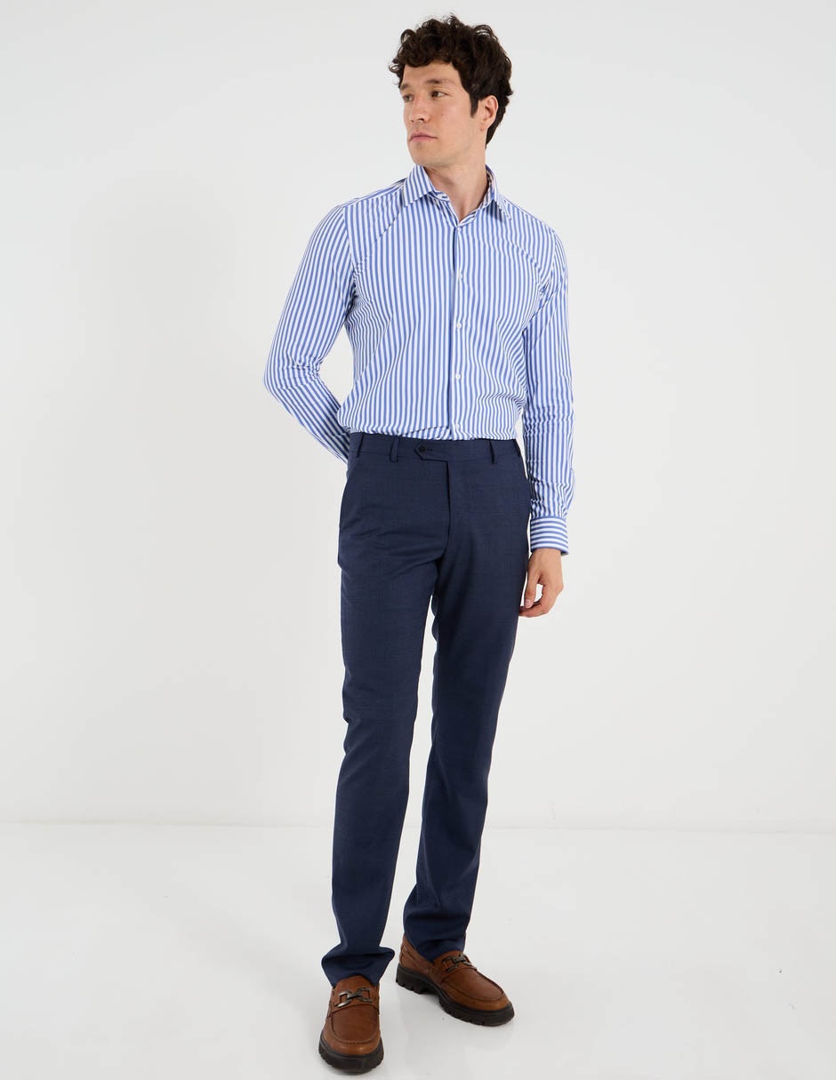 Camisa formal manga larga para hombre 5
