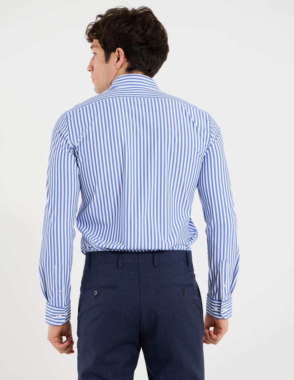 Camisa formal manga larga para hombre 2
