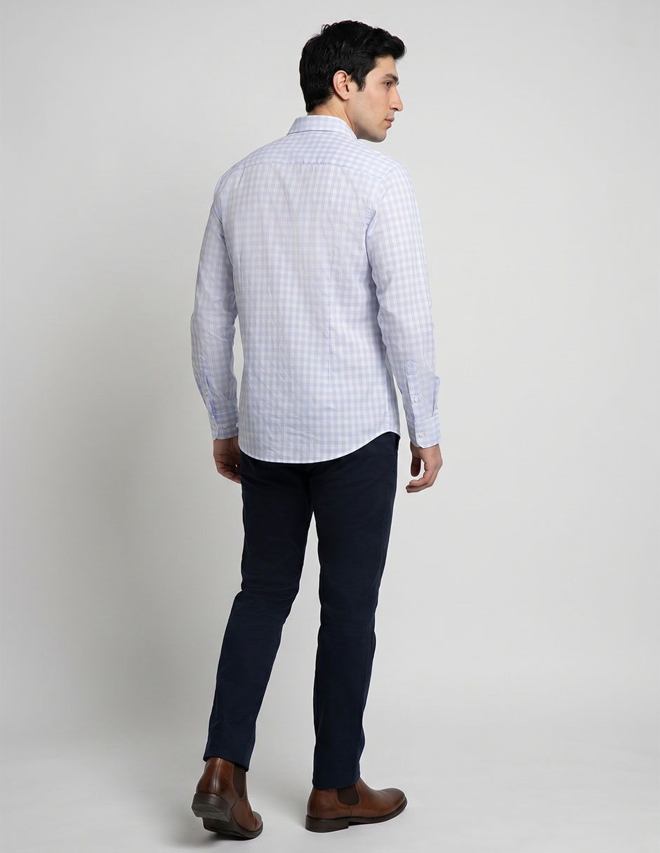 Camisa casual givenchy de algodón manga larga para hombre