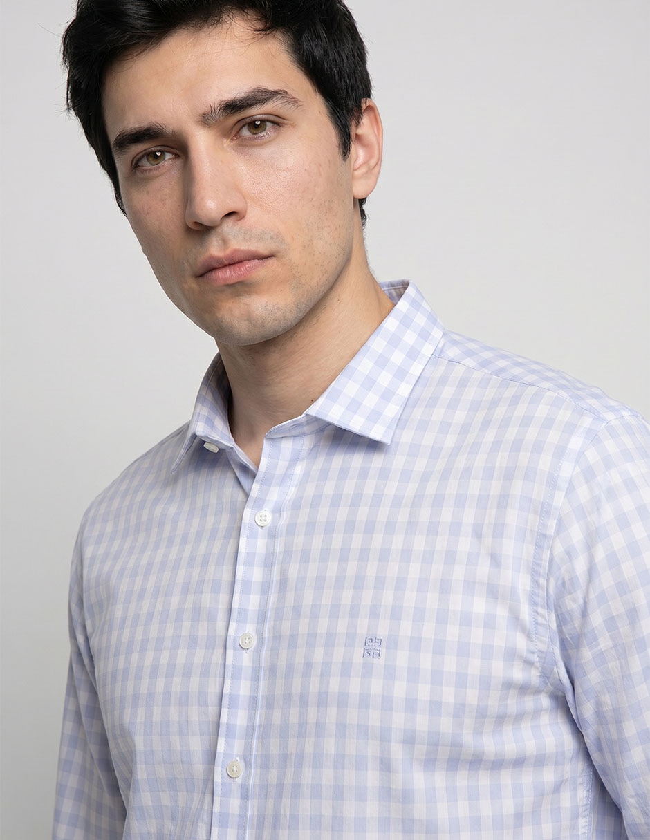 Camisa casual givenchy de algodón manga larga para hombre