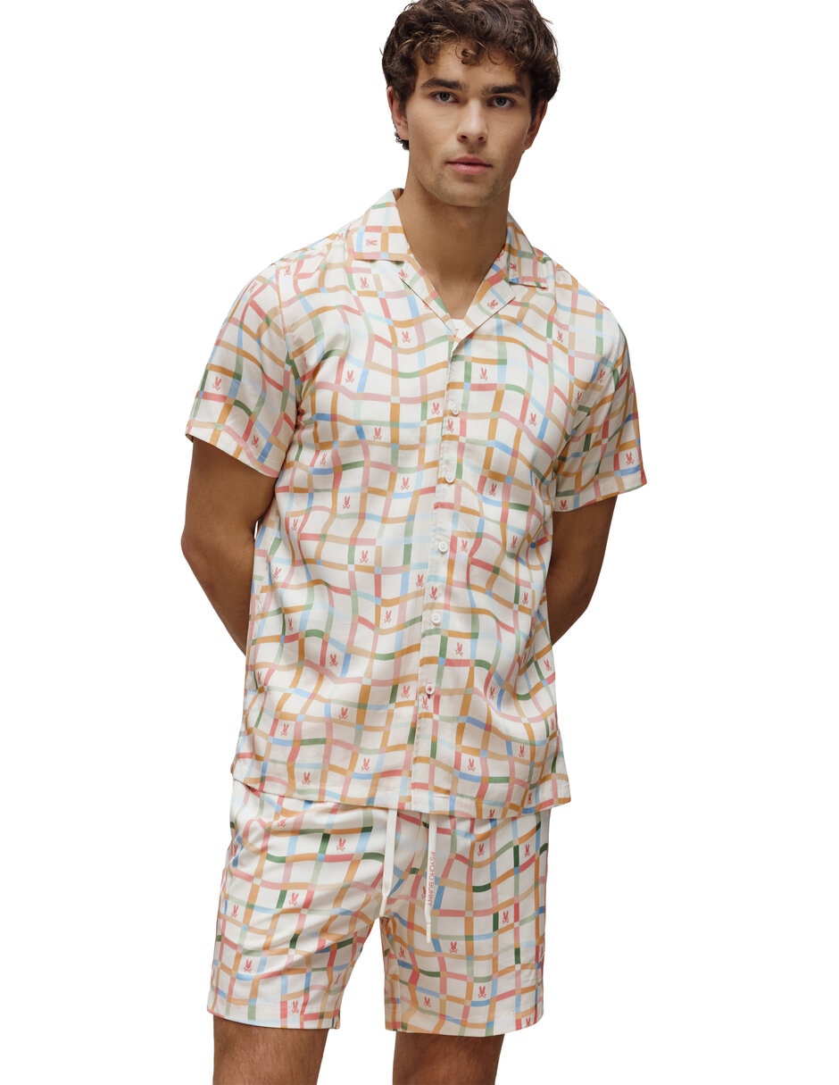Camisa casual manga corta para hombre 5