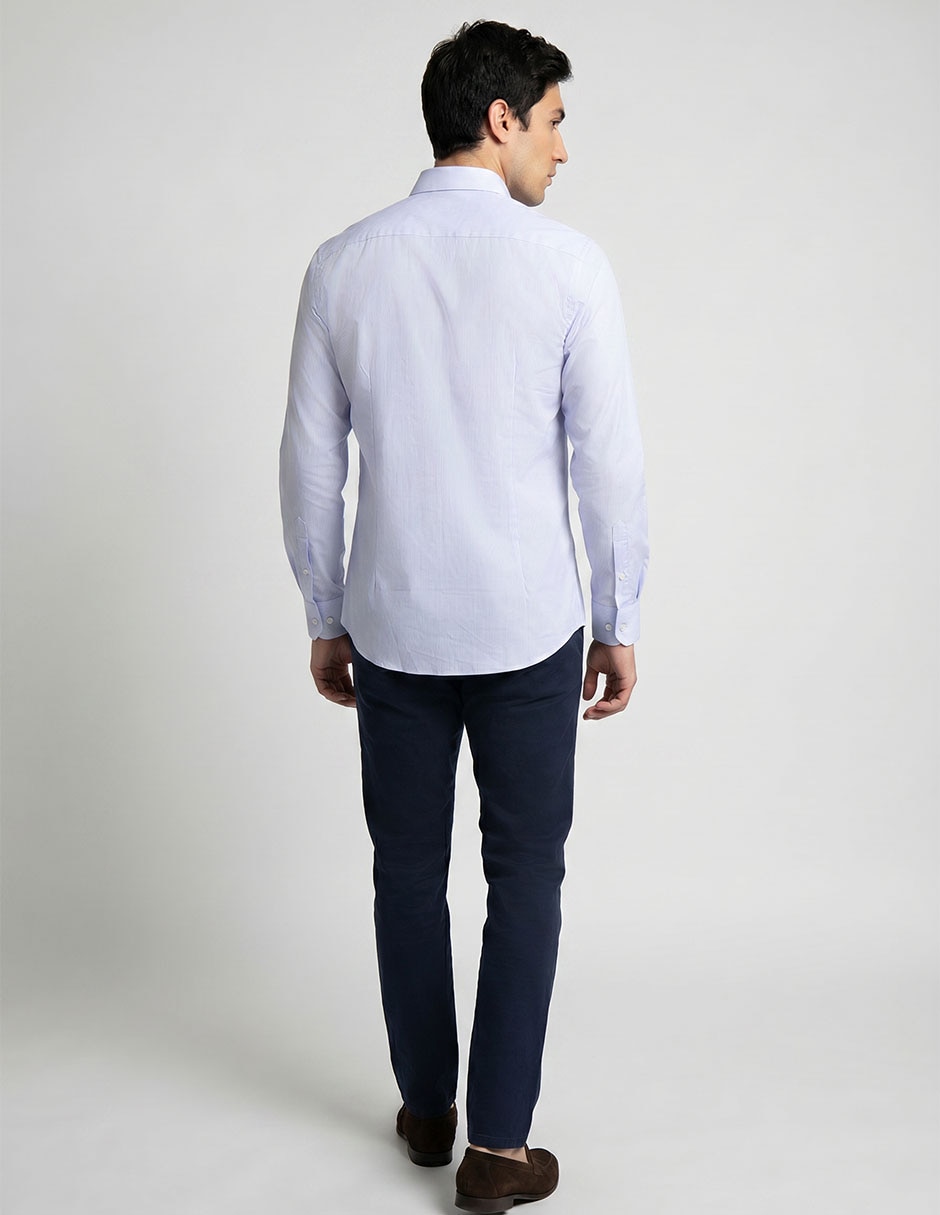 Camisa casual givenchy de algodón manga larga para hombre