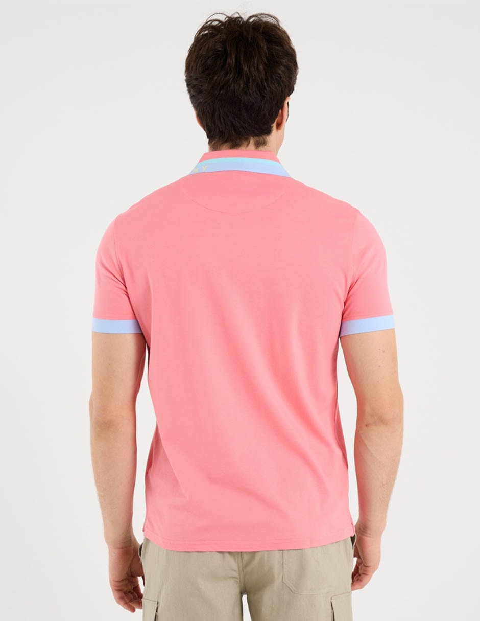 Playera cuello polo para hombre