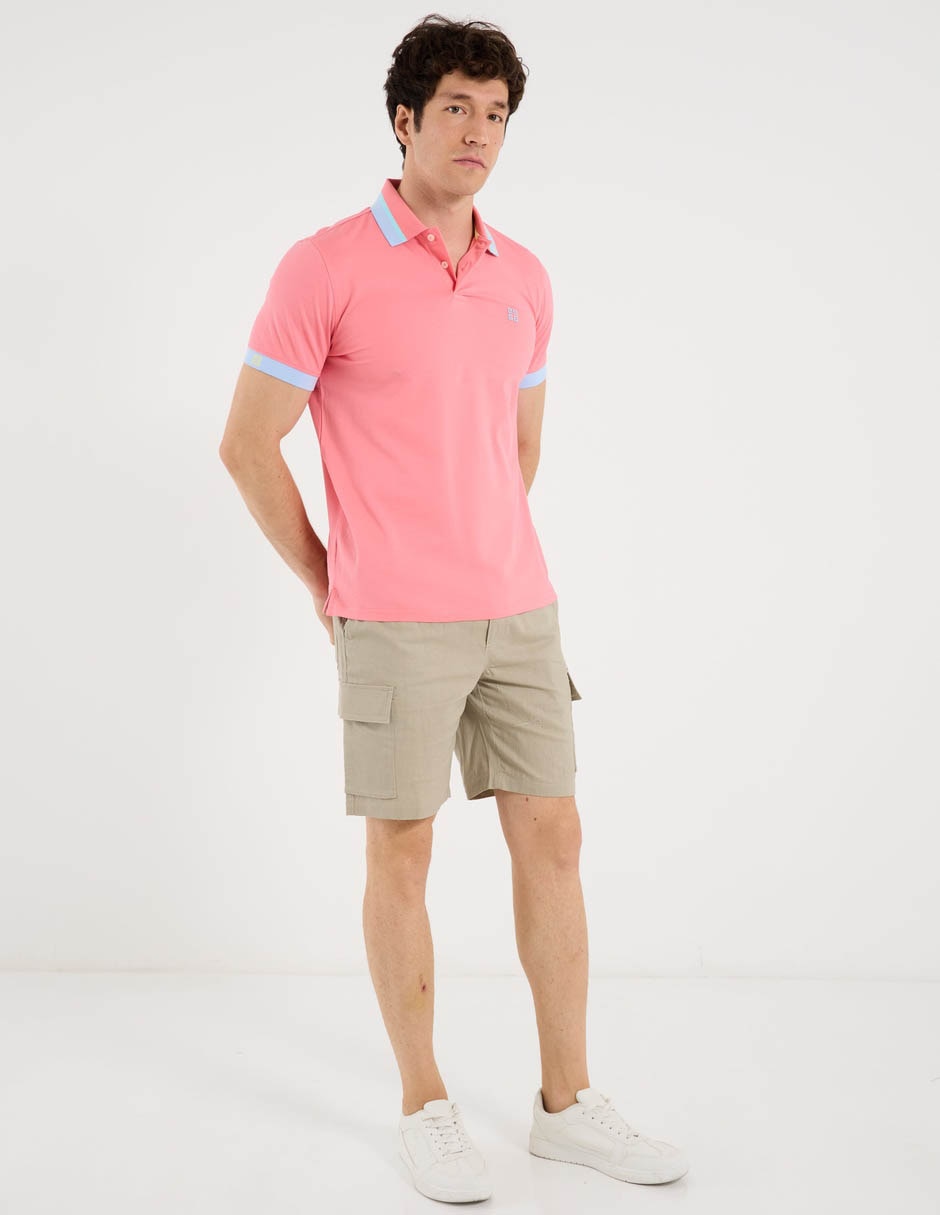 Playera cuello polo para hombre