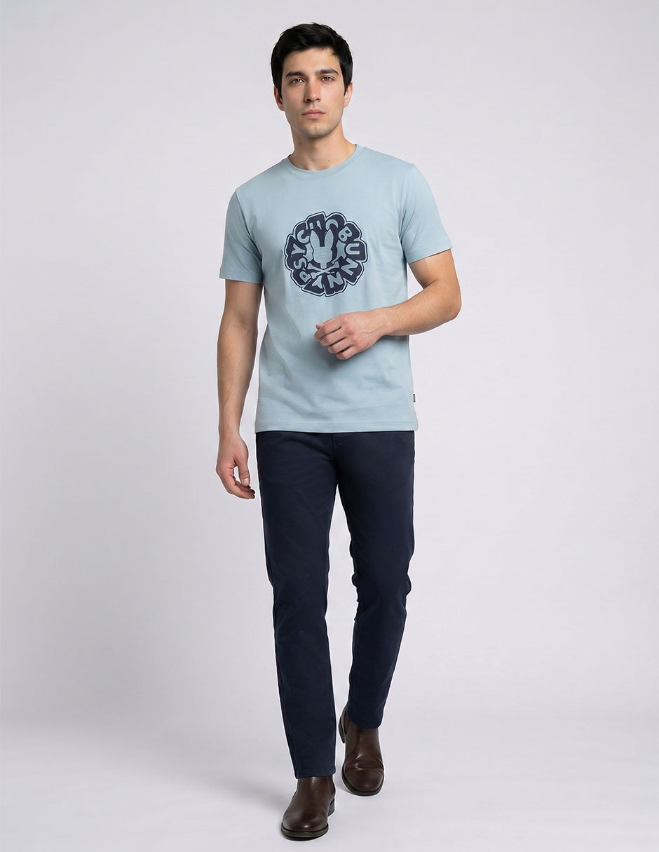 Playera cuello redondo para hombre 3