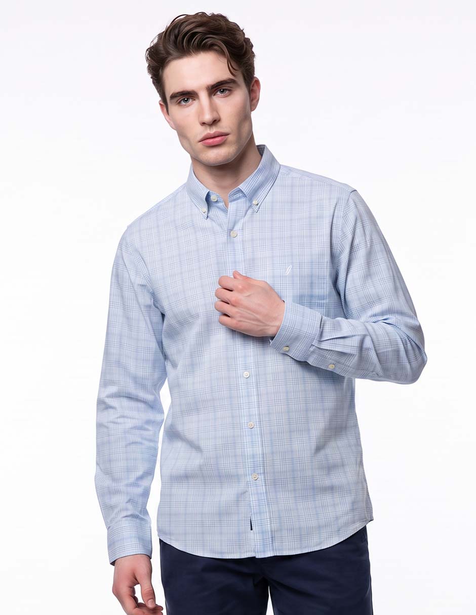 Camisa casual manga larga para hombre Camisa casual manga larga para hombre
