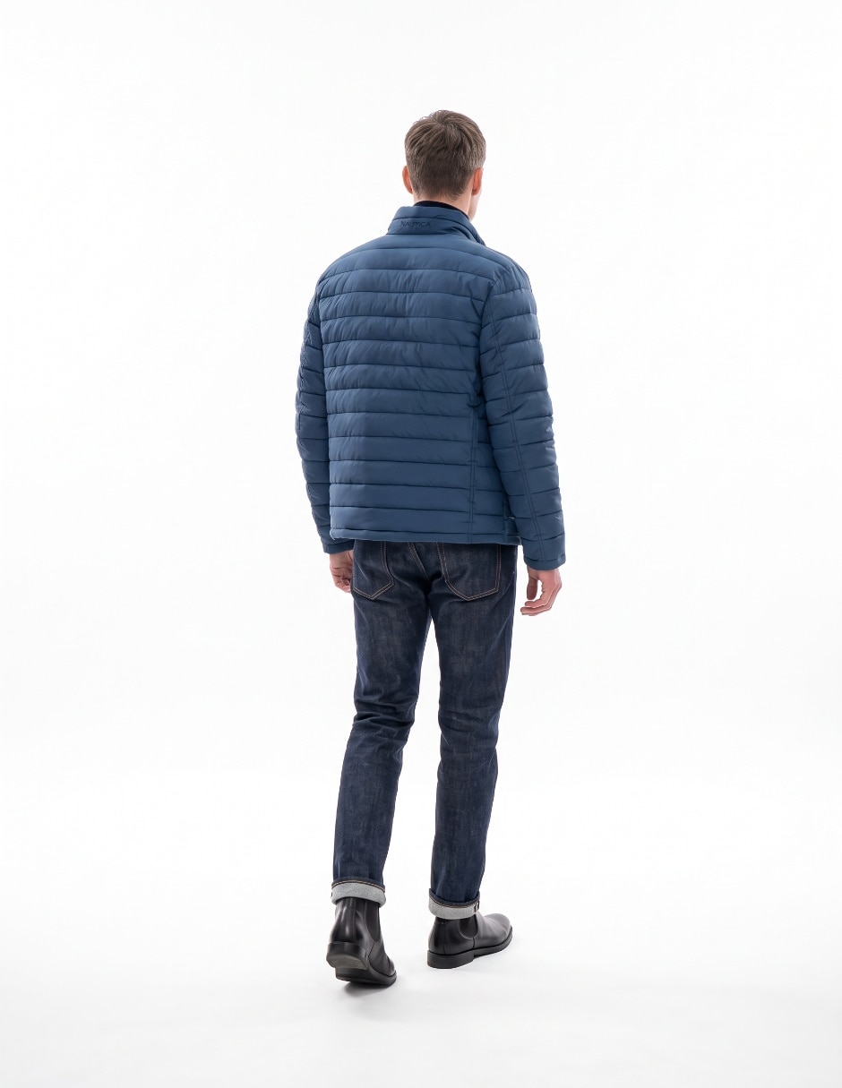 Chamarra casual con bolsillos para hombre 2