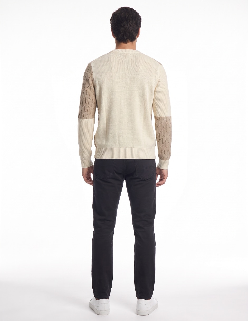 Suéter cuello redondo para hombre 2