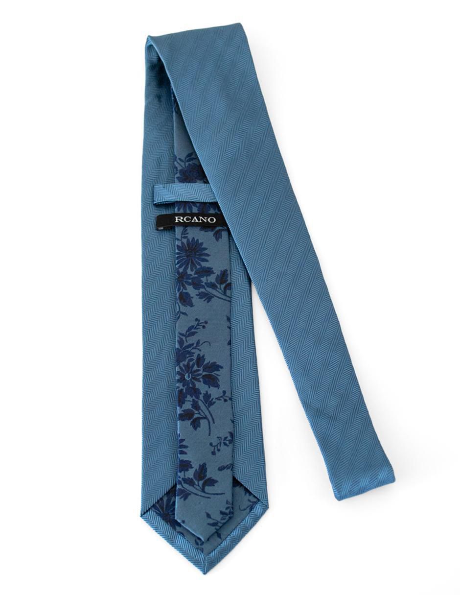 Corbata regular de seda estampado a rayas para hombre