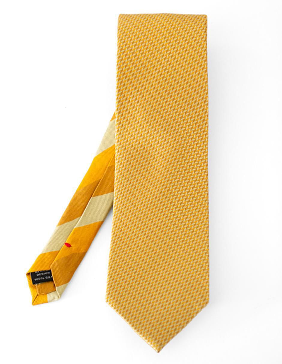 Corbata regular de seda estampado para hombre