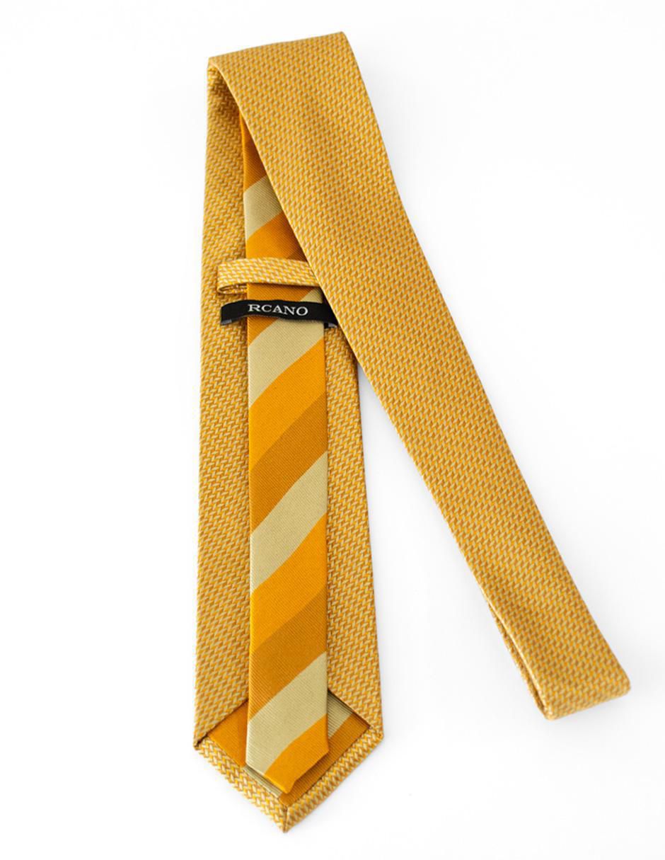 Corbata regular de seda estampado para hombre 4
