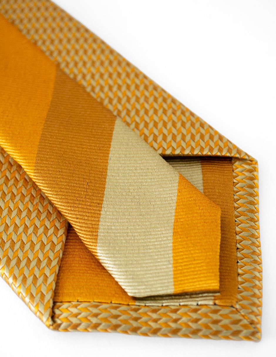 Corbata regular de seda estampado para hombre 2