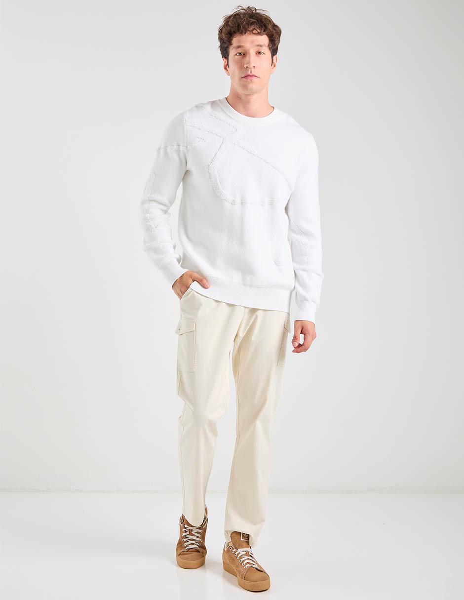 Pantalón cargo cargo slim para hombre 4