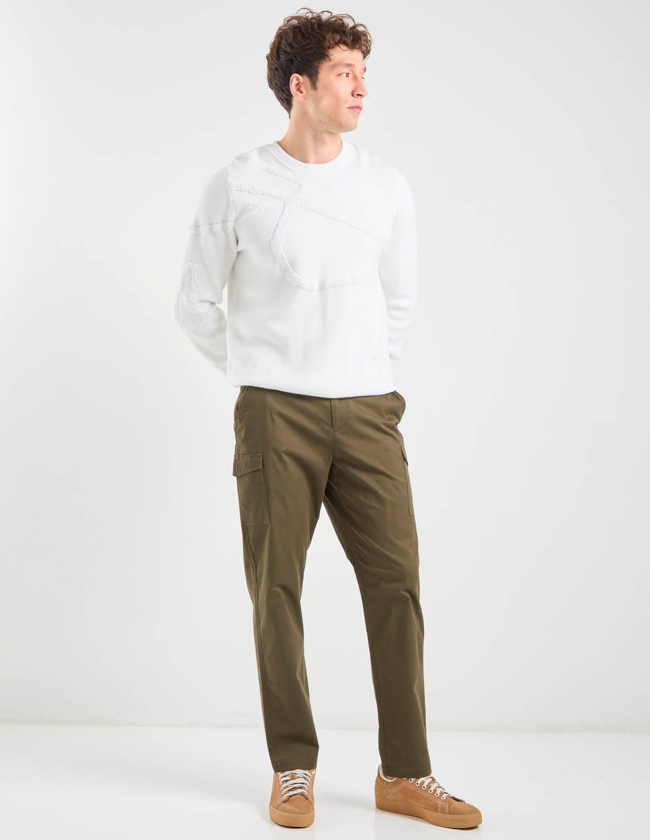 Pantalón casual cargo regular para hombre 4