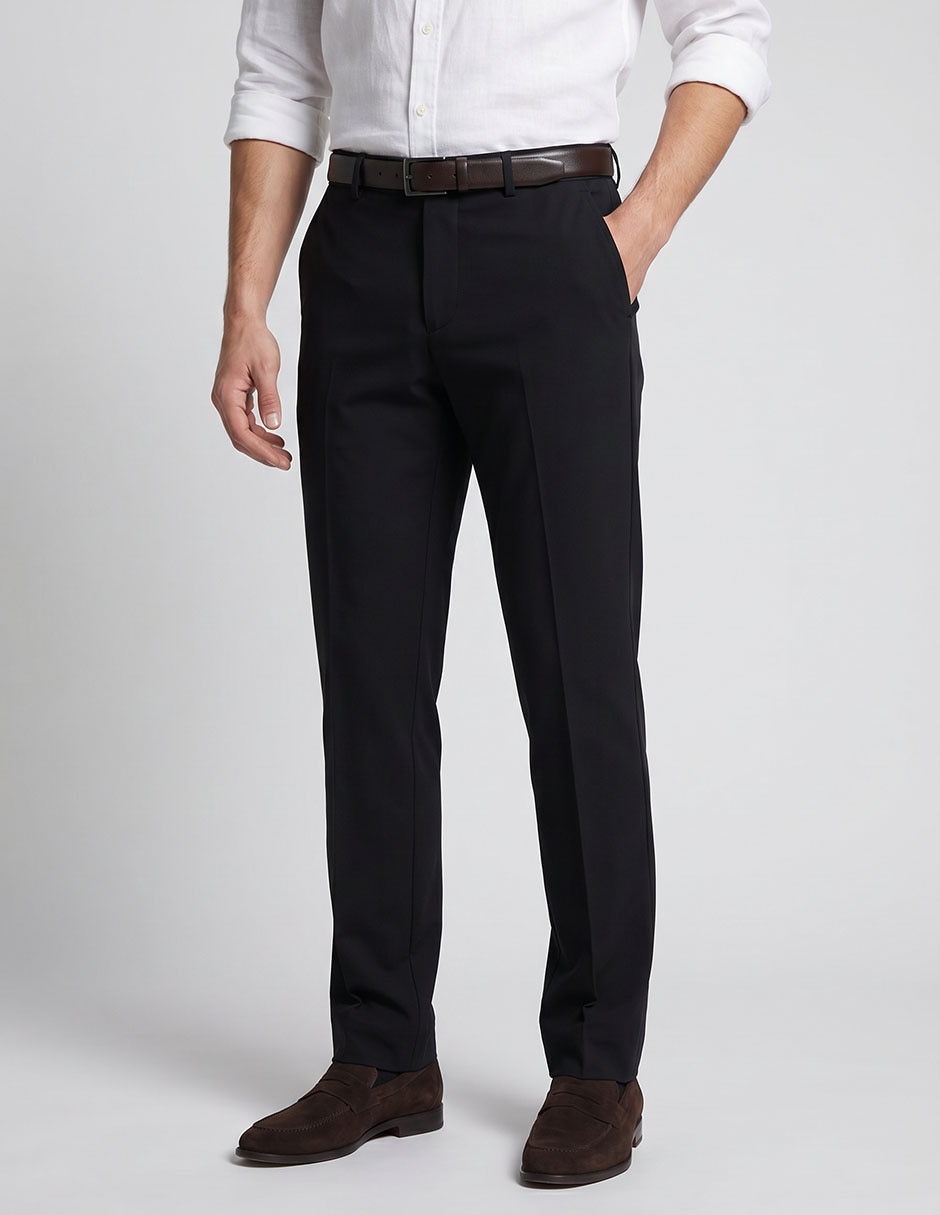 Pantalón Casual Regular Slim Perry Ellis De Nylon Para Hombre