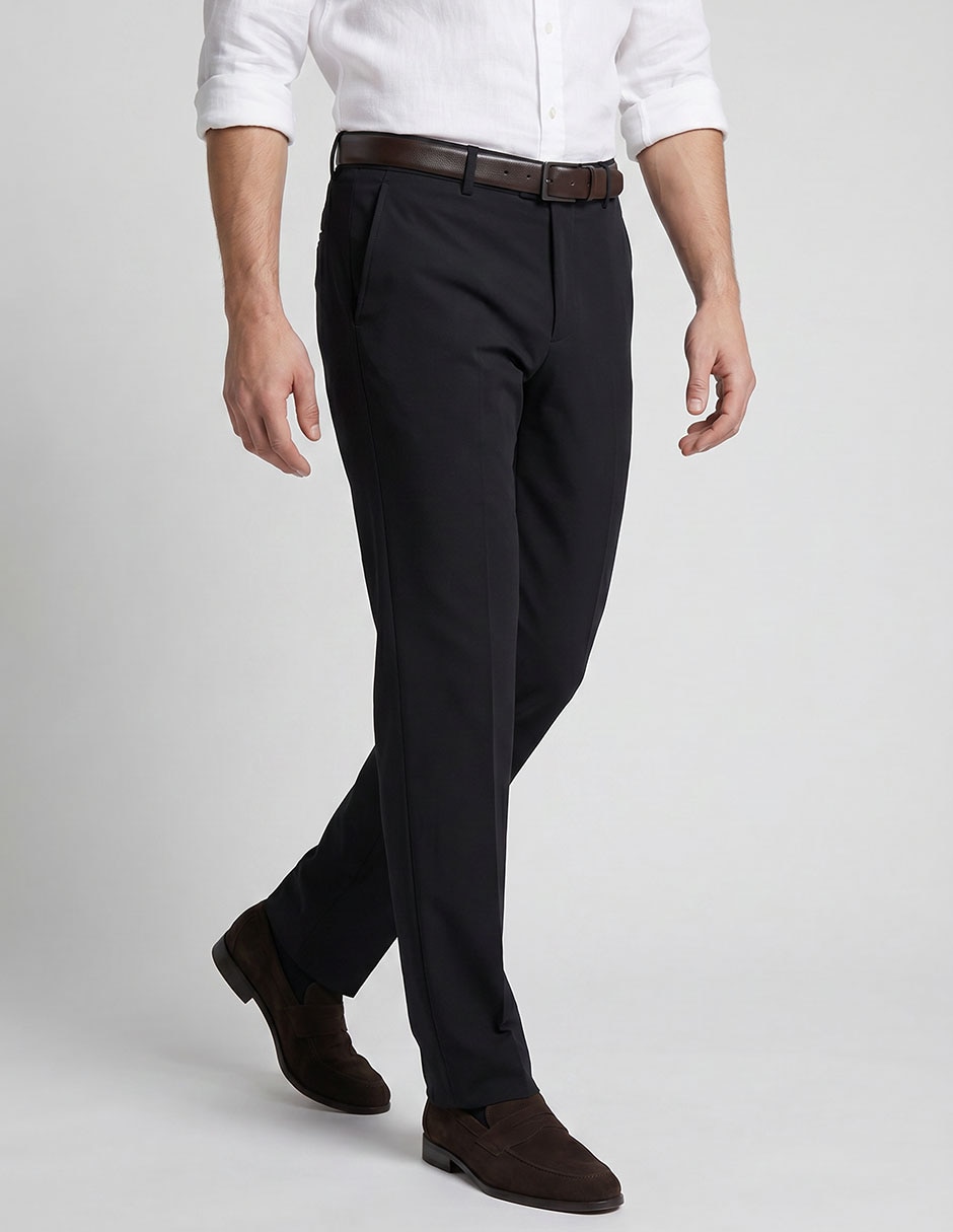 Pantalón Casual Regular Slim Perry Ellis De Nylon Para Hombre