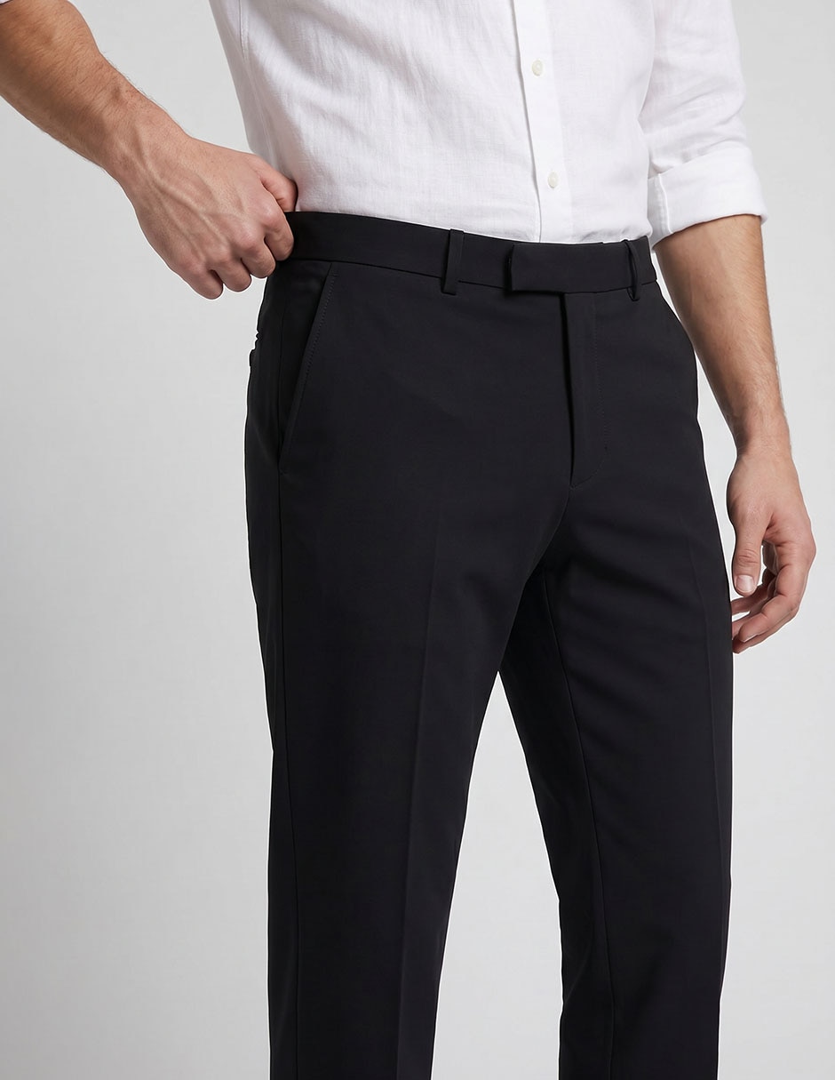 Pantalón Casual Regular Slim Perry Ellis De Nylon Para Hombre