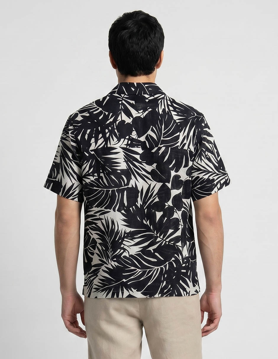 Camisa casual manga corta para hombre 4
