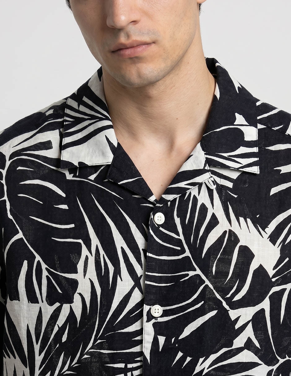 Camisa casual manga corta para hombre 6