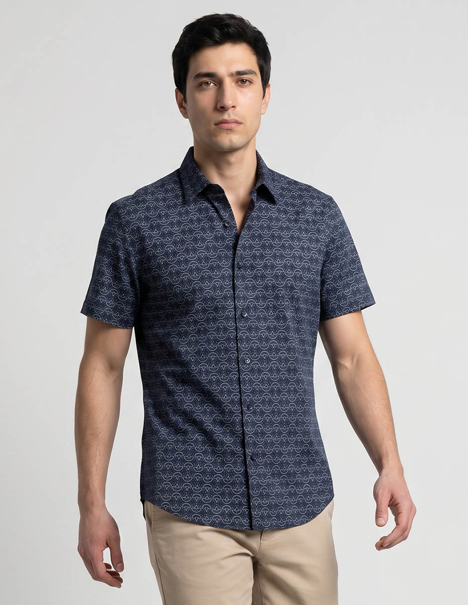 Camisa casual manga corta para hombre Camisa casual manga corta para hombre