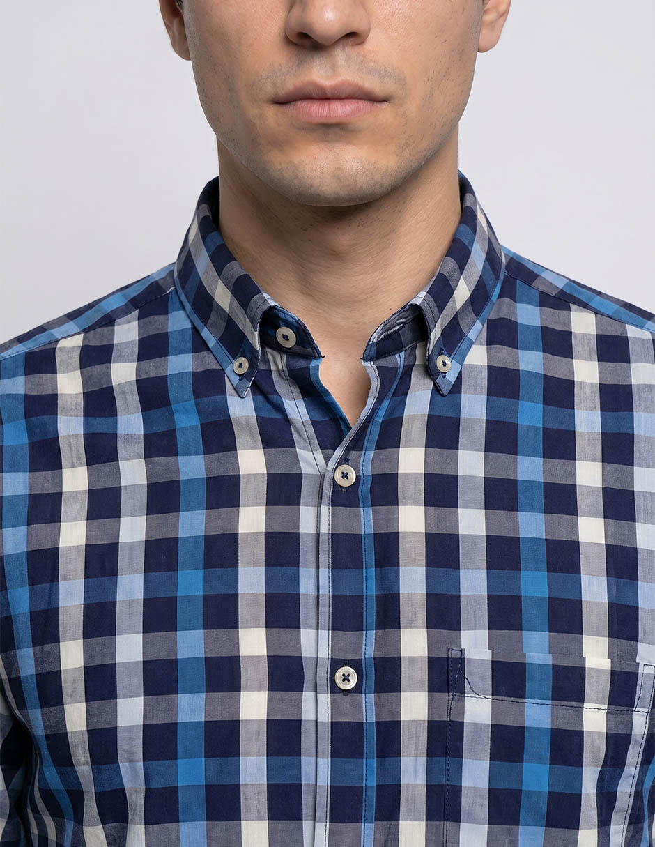 Camisa de algodón manga larga para hombre 3