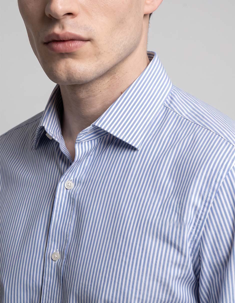 Camisa casual manga larga para hombre 3