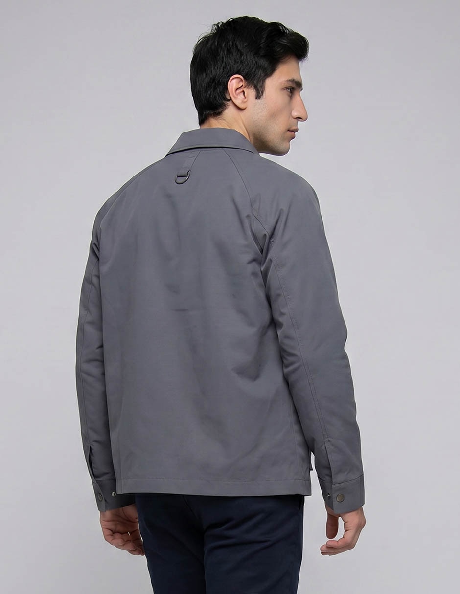 Chamarra bomber con bolsillos para hombre