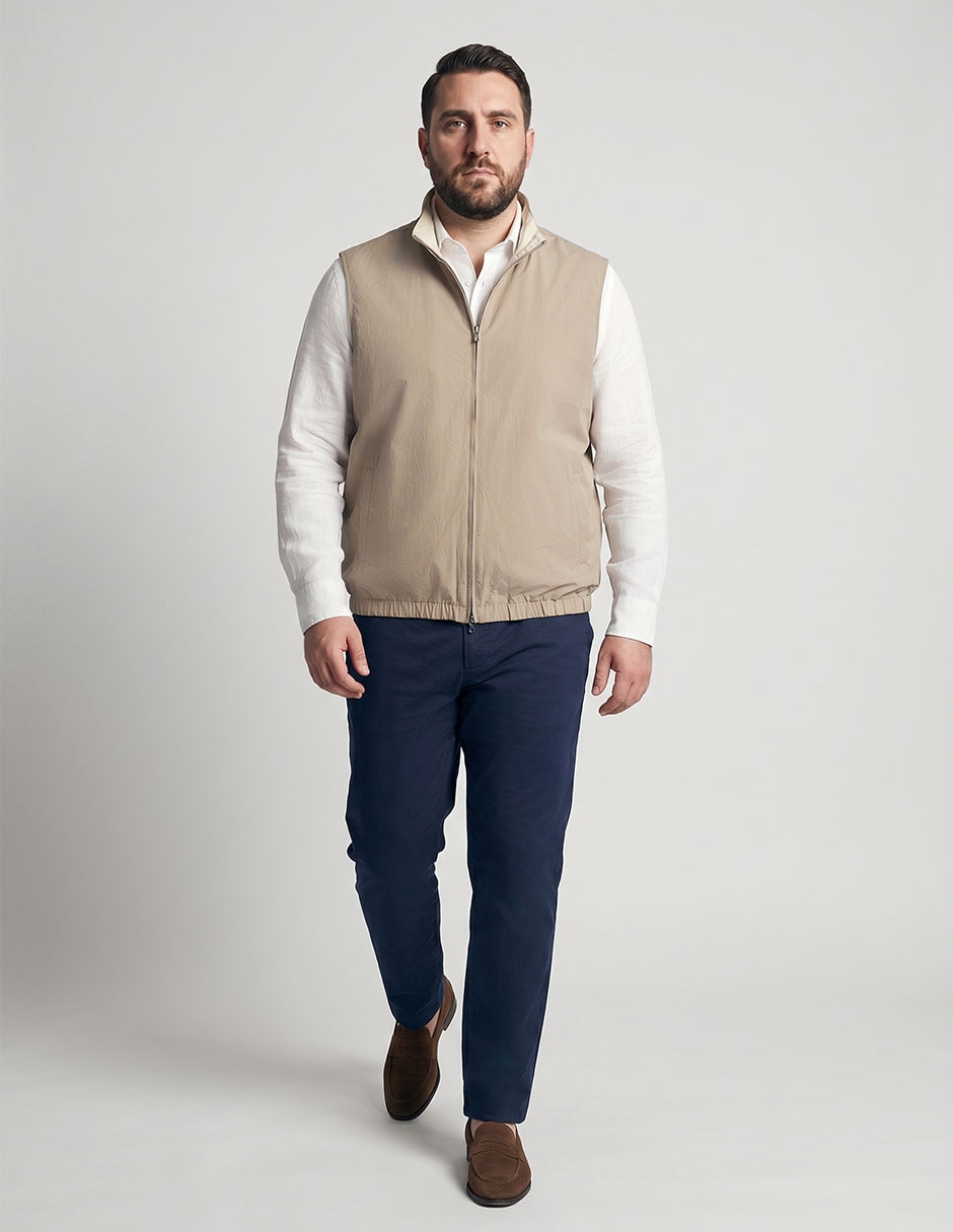 Chaleco No Poliamida Con Bolsillos Para Hombre
