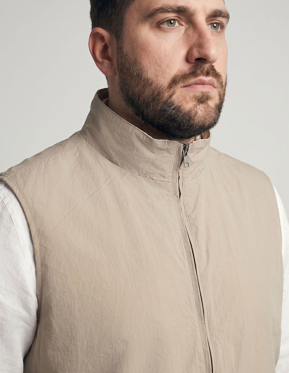 Chaleco Scappino No Poliamida Con Bolsillos Para Hombre