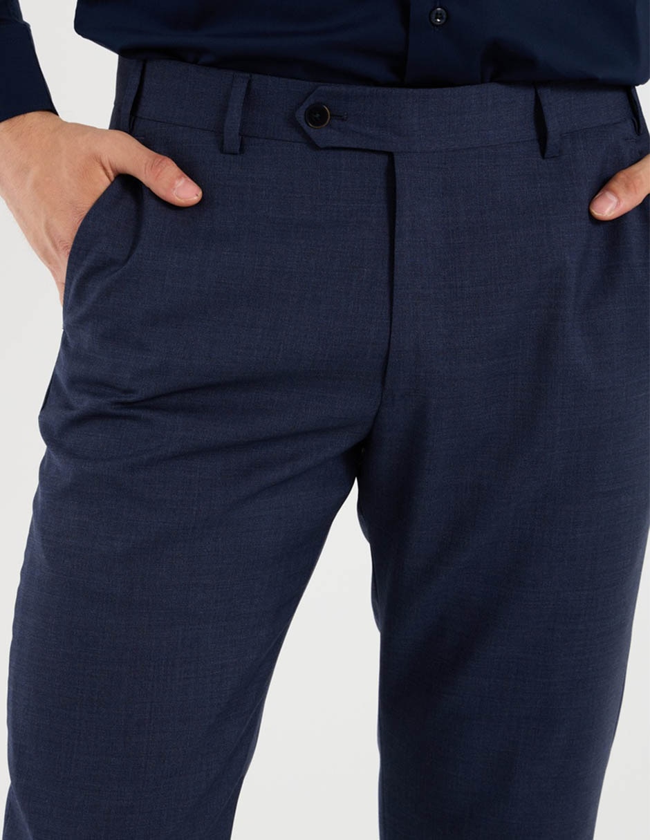 Pantalón de vestir slim de lana para hombre 6
