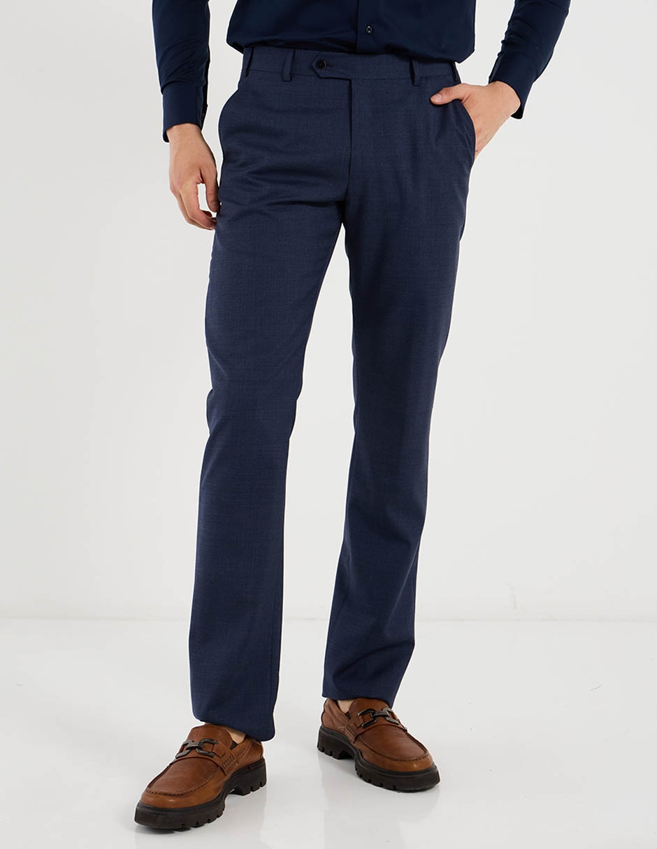 Pantalón formal slim de lana para hombre Pantalón formal slim de lana para hombre