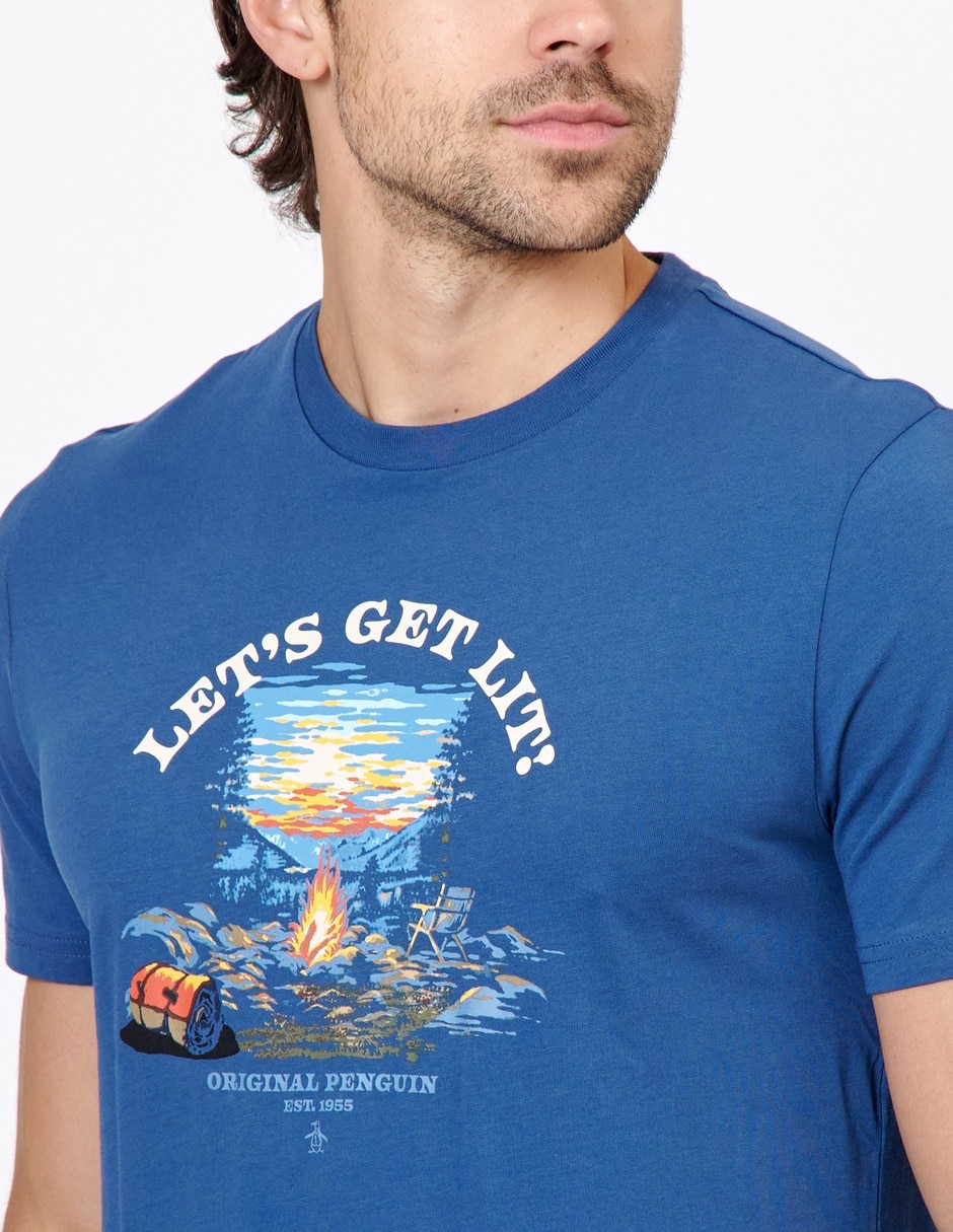 "set playera/playera" playeras penguin "cuello" redondo "para hombre" 5