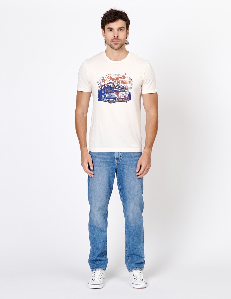 Playera cuello redondo para hombre