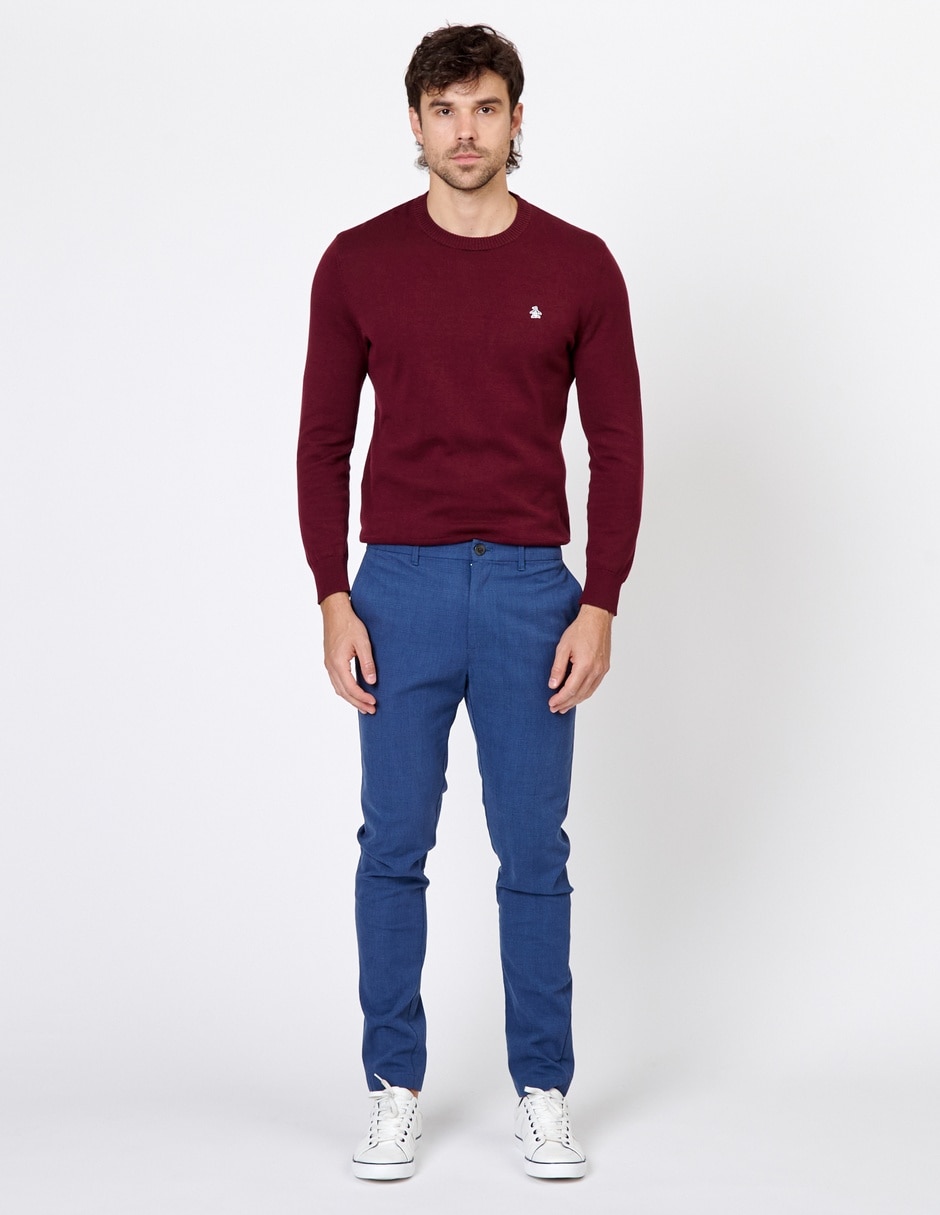 Pantalón casual chino regular de algodón para hombre Pantalón casual chino regular de algodón para hombre