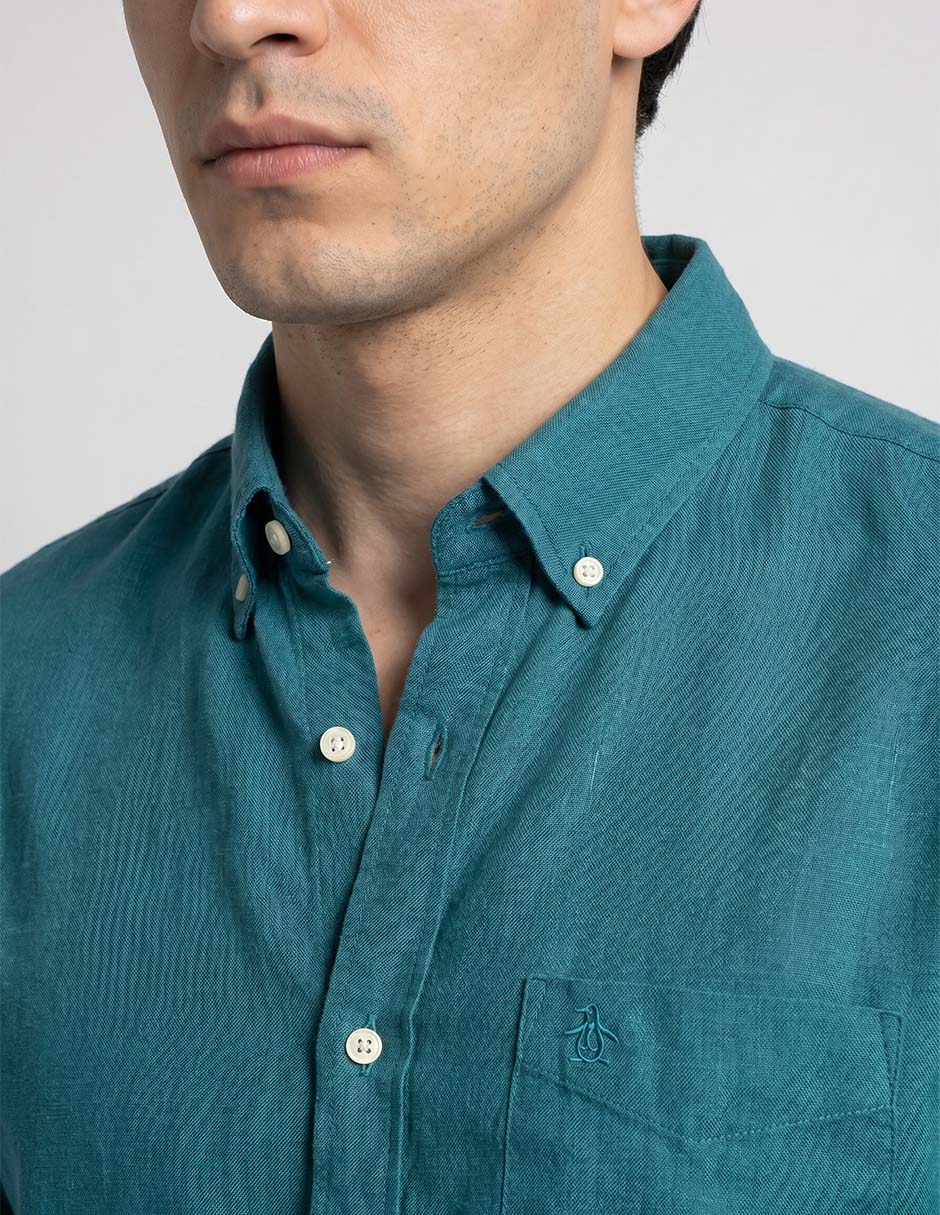 Camisa casual de manga larga para hombre